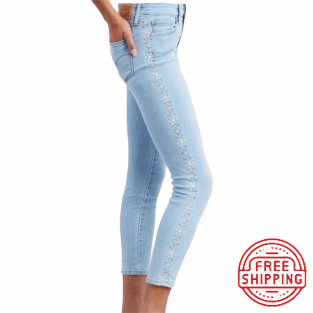 Levi’s 711 Embroidered Skinny Jean